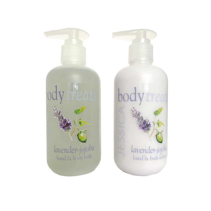 Lavender-Jojoba26 Hand & Body Bath and Hand & Body Lotion Set