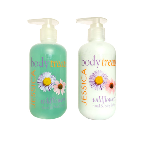 Wildflowers Hand & Body Bath and Hand & Body Lotion Set