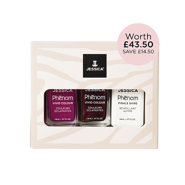Phēnom Christmas Set in Regal Duo packshot with price roundel