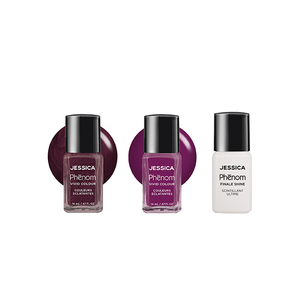 Phēnom Christmas Set in Regal Duo product and swatch shot