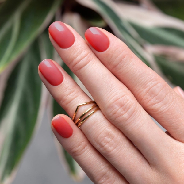 Model wearing Oh Snap nail polish
