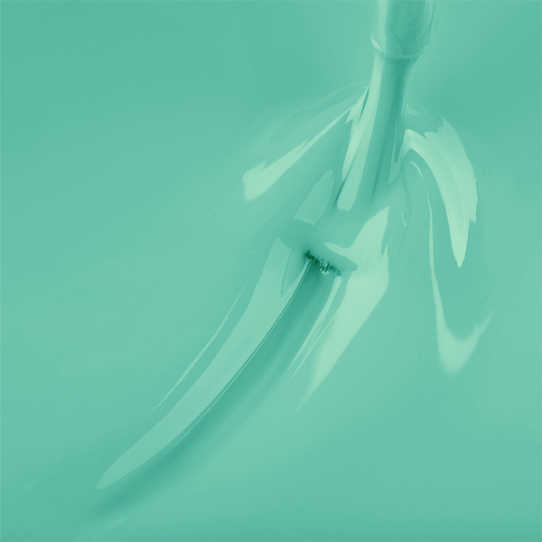 Turbo Teal Custom Colour nail polish swatch